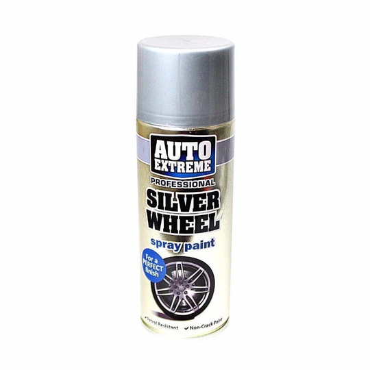 Auto Extreme Silver Wheel Spray Paint 400ml Auto Extreme Silver Wheel Spray Paint 400ml